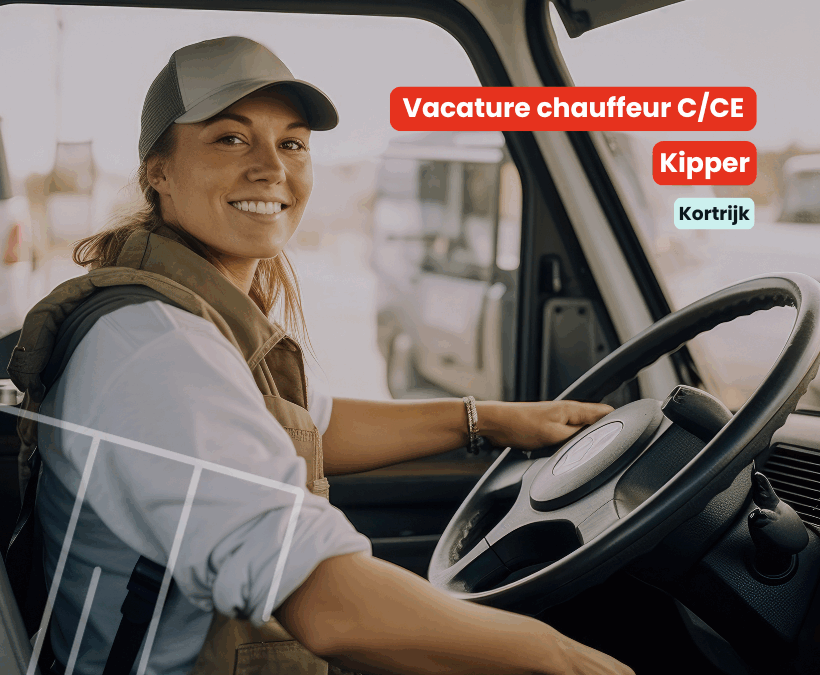Chauffeur C/CE | Kipper | Kortrijk
