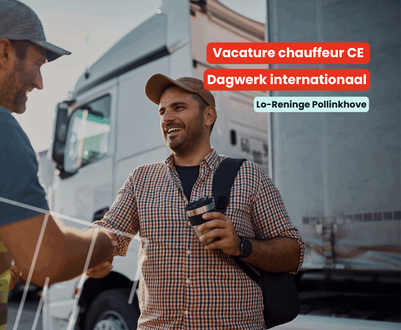 Chauffeur CE | Dagwerk nationaal | Lo-Reninge Pollinkhove