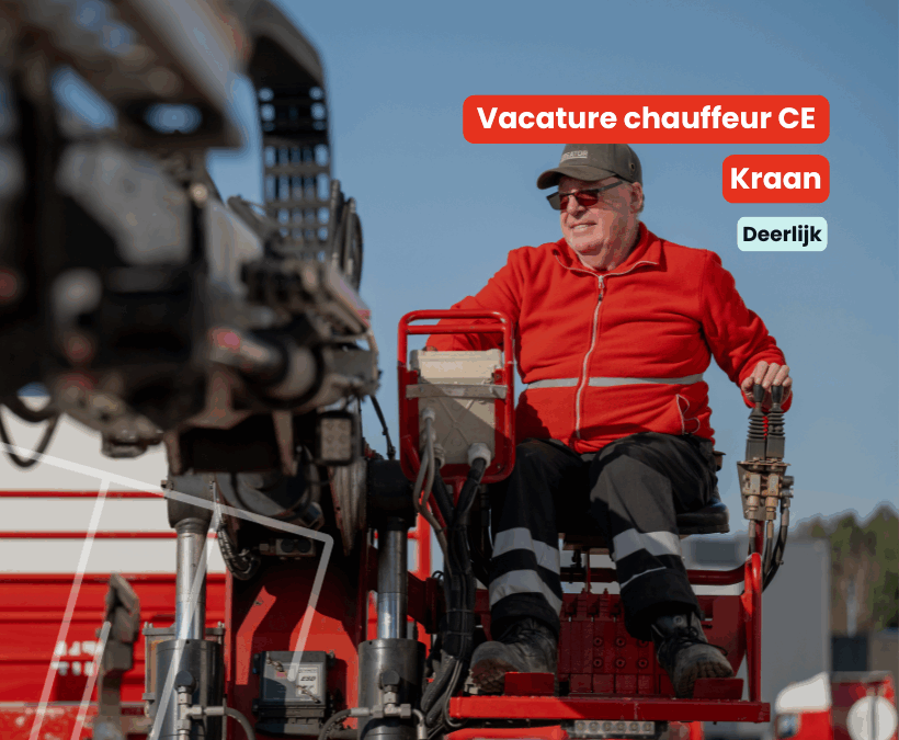 Chauffeur CE | Kraan | Deerlijk