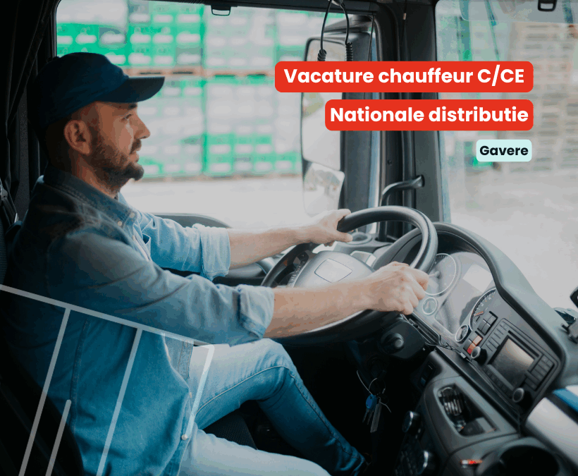 Chauffeur C/CE | Nationale distributie | Gavere