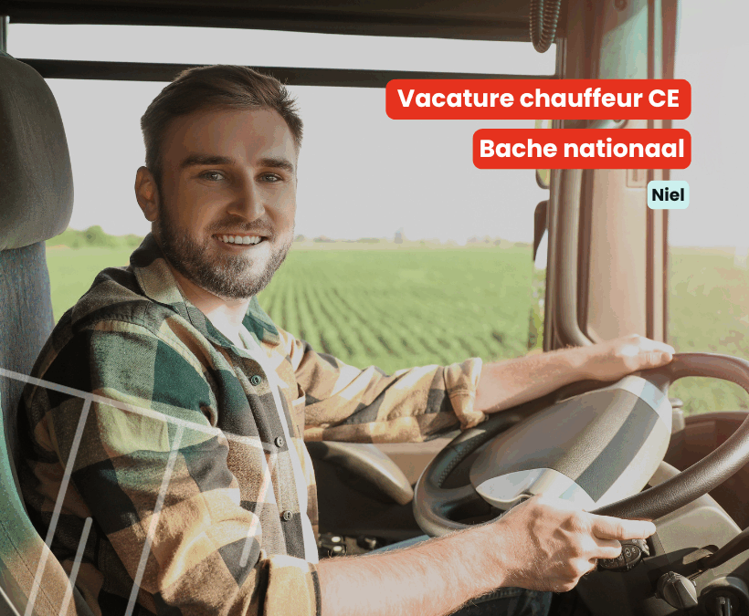 Chauffeur CE | Bache nationaal | Niel