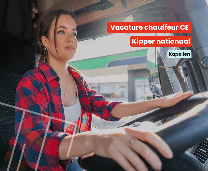 Chauffeur CE | Kipper | Nationaal | Kapellen