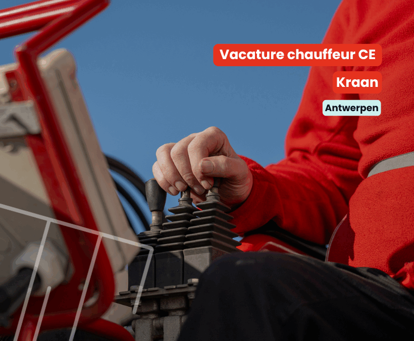 Chauffeur CE | Kraan | Antwerpen